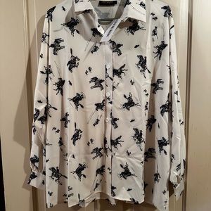 Oversized button up blouse